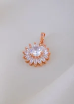 Rosé Blossom Solitaire Set (Rose Gold) PSET01959 - Image 2