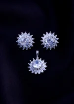 Rosé Blossom Solitaire Set (Silver) PSET01960