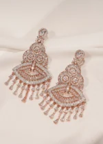 Rose Gold Chandelier Earrings (Rose Gold) EAR000463