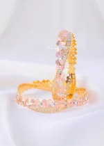 Rose Petal Elegance Bangles (Yellow Gold) BAN002268 - Image 2
