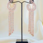 Rosé Radiance Tassel Earrings (Rose Gold) EAR001598