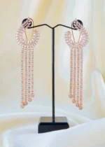 Rosé Radiance Tassel Earrings (Rose Gold) EAR001598