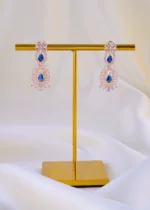 Rosé Royale Necklace Set (Rose Gold) NEC001906 - Image 4