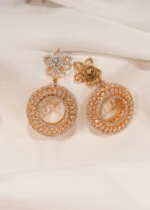 Rotating Wheel Earrings (Yellow Gold) EAR000435 - Image 4