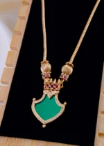 Royal Bloom Necklace (Antique Gold) NEC002011 - Image 2