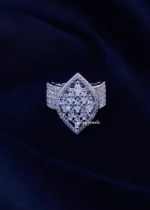 Royal Cluster Crown Ring (Silver) RING02277