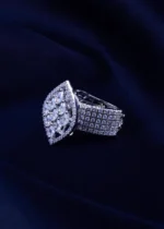 Royal Cluster Crown Ring (Silver) RING02277 - Image 2