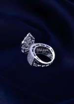 Royal Cluster Crown Ring (Silver) RING02277 - Image 3