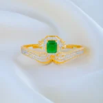 Royal Crest Emerald Ring (Yellow Gold) RING01857