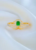 Royal Crest Emerald Ring (Yellow Gold) RING01857