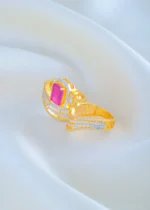Royal Crest Ruby Ring (Yellow Gold) RING01858 - Image 3