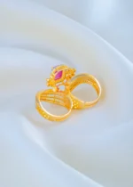 Royal Crest Ruby Ring (Yellow Gold) RING01858 - Image 4