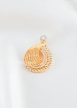 Royal Curve Glow Pendant Set (Yellow Gold) PSET02593 - Image 2