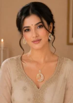 Royal Curve Glow Pendant Set (Yellow Gold) PSET02593 - Image 4