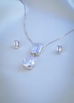Royal Cut Locket Set with Chain (Silver) NEC000891