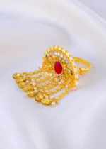 Royal Gajraj Fringe Ring (Yellow Gold) RING02174 - Image 2