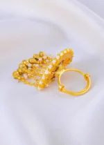 Royal Gajraj Fringe Ring (Yellow Gold) RING02174 - Image 3