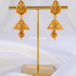 Royal Heritage Temple Earrings ( Yellow Gold ) EAR002170