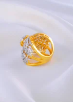 Royal Marquise Vine Ring (Yellow Gold) RING02178 - Image 3