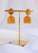 Royal Mayur Heritage Jhumkas ( Yellow Gold ) EAR002171 - Image 3