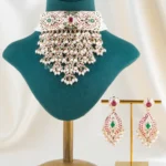 Royal Meher necklace set (Micron Gold) NEC002614