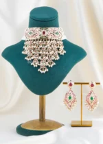 Royal Meher necklace set (Micron Gold) NEC002614