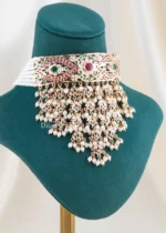Royal Meher necklace set (Micron Gold) NEC002614 - Image 2