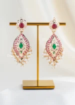 Royal Meher necklace set (Micron Gold) NEC002614 - Image 3