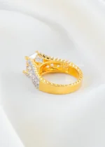 Royal Prism Cocktail Ring (Yellow Gold) RING02493 - Image 3