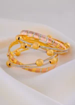 Royal Radiance Bangles (Tri-Color Plating) BAN001936 - Image 3