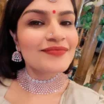 Royal Rose-Gold Necklace Set with maang tika- NEC07012306