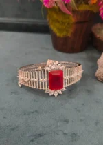 Royal Ruby Bracelet (White-Gold) BRA000043 - Image 3