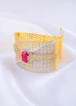 Royal Ruby & Diamond Mesh Bracelet (Yellow Gold) BRA002364 - Image 4