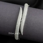 Royal Spark Wrap Bracelet (Silver) BRA002670