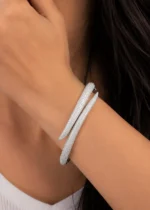 Royal Spark Wrap Bracelet (Silver) BRA002670 - Image 4