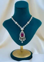 Rubelle Necklace (Yellow Gold) NEC001756 - Image 2