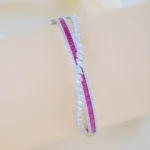 Ruby Cascade Bracelet BRA001795
