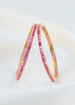 Ruby Channel Bangles (Yellow-Gold) BAN000393