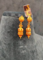 Ruby Gold Mala Set (Yellow-Gold)- NEC04032313 - Image 2