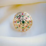Ruby Green Jadau Ring (Yellow Gold) RING01008