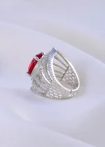 Ruby Majesty (Silver) RING01851 - Image 3