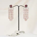 Ruby Rose Gold Danglers (Rose Gold) EAR000593