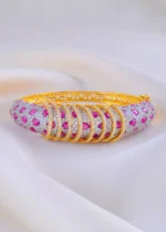 Ruby Royale Bracelet (Yellow Gold) BRA002036