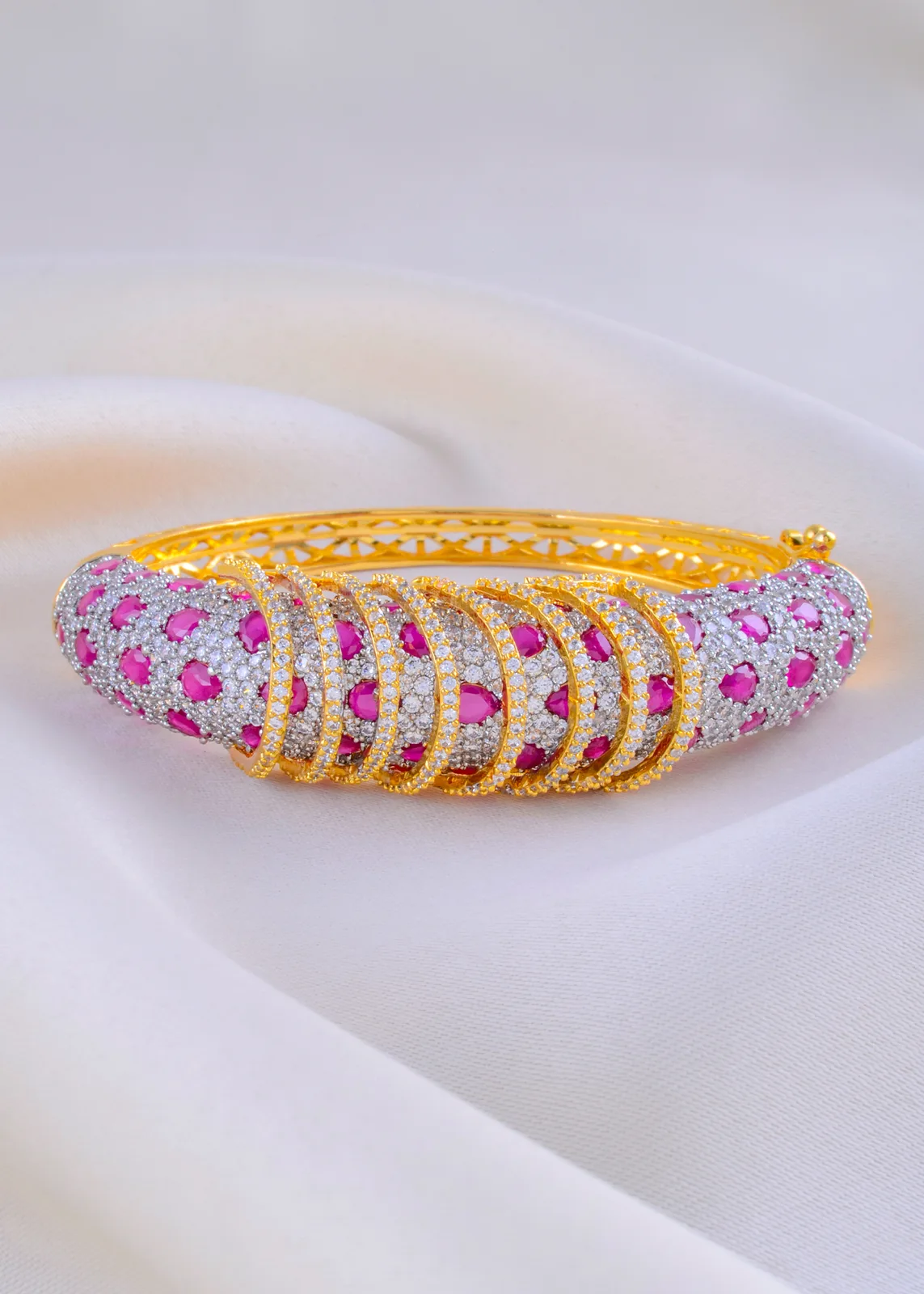 Ruby-Royale-Bracelet-Yellow-Gold-BRA002036a Ruby Royale Bracelet (Yellow Gold) BRA002036 - Image 1