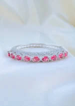 Ruby Royale Cuff (Silver) BRA001831 - Image 2