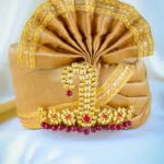Ruby Sehra Kundan Kalgi for Men (Yellow Gold) KALGI1120