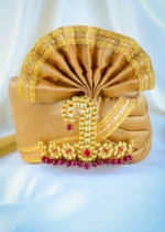 Ruby Sehra Kundan Kalgi for Men (Yellow Gold) KALGI1120