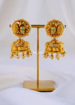 Saanvi Jhumka (Antique Gold) EAR002094