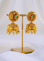 Saanvi Jhumka (Antique Gold) EAR002094 - Image 2