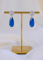 Sapphire Luxe Drops (Yellow Gold) EAR002045